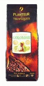 Кофе молотый Planteur des Tropiques "Selection Columbie" в пачках 250г.