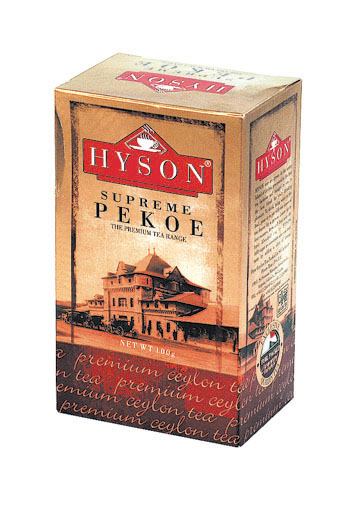 Чай "Хайсон" цейлонский черный SUPREME PEKOE 100 г. Картон