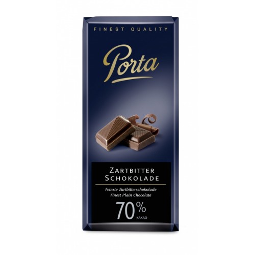  PORTA Горький шоколад 70% Какао 100г/30