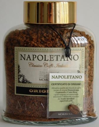 Кофе "Napoletano Originale" 100 г. крист.  ст/б 1/6