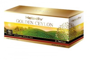Чай   пакетированный "HELADIV "GOLDEN CEYLON VINTAGE  BLACK TEA  25 пак. 1 х 48