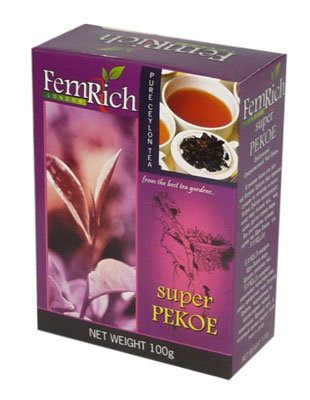 Чай "FemRich" SUPER PEKOE 100г.