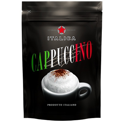 Напиток кофейный растворимый Italica Cappuccino в дой-паке 100г