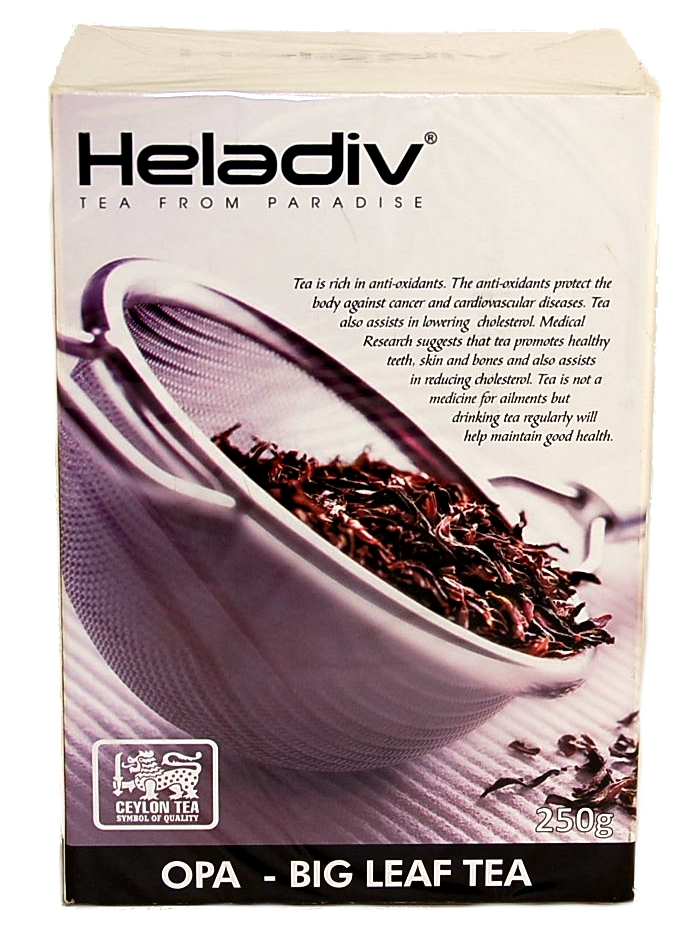  Чай "Хеладив"1/250г." ОРА чёрный 1х40 (Старый дизайн)